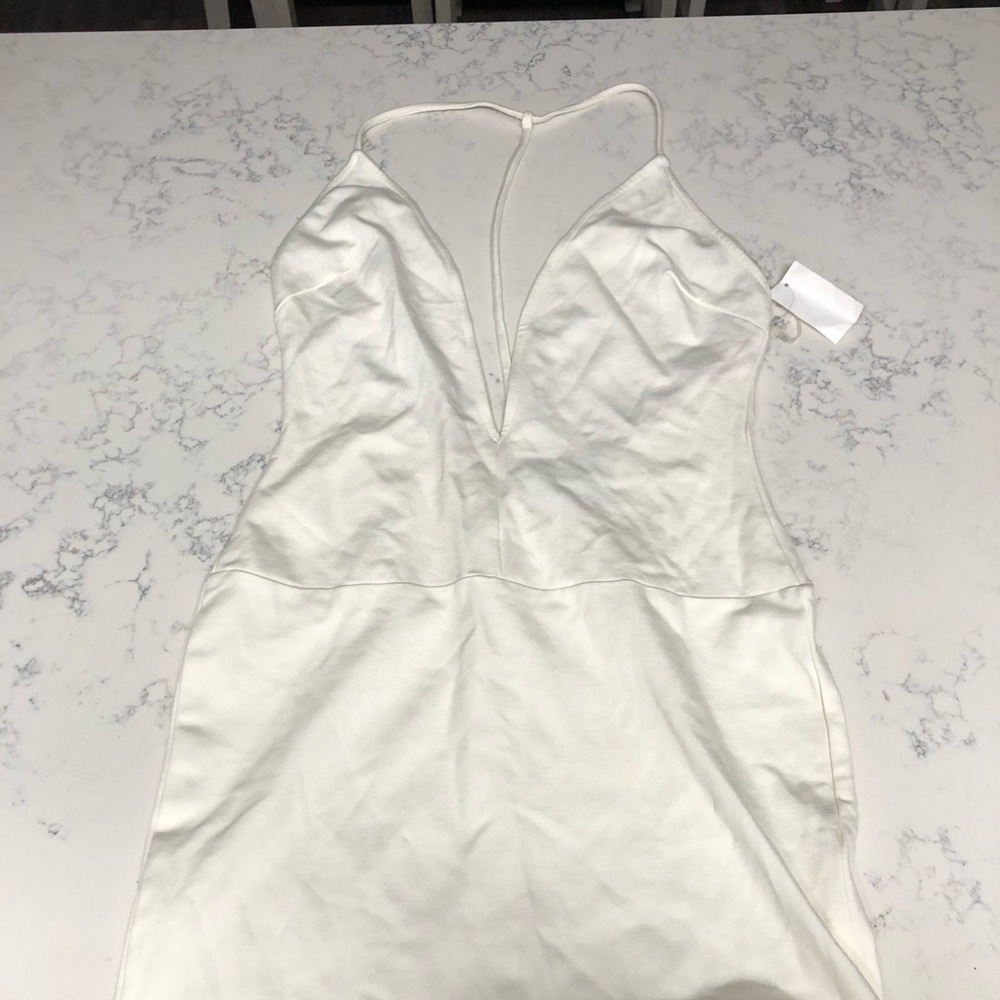 NWT Backless Strap White Mini Dress Size Medium